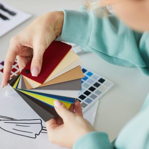 Watching patterns on color swatch