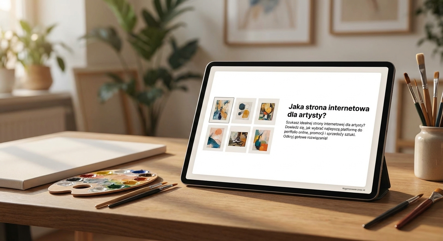 Jaka strona internetowa dla artysty.