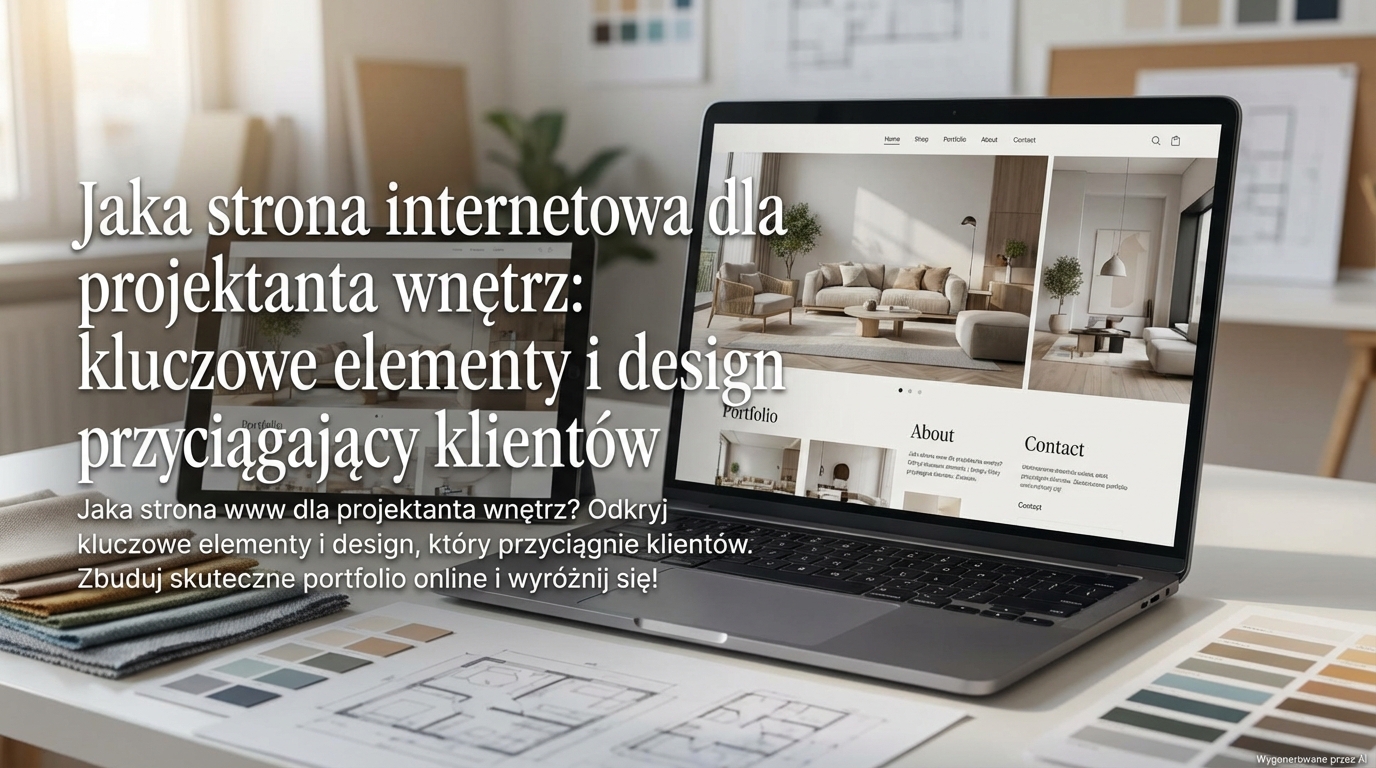 Jaka strona internetowa dla projektanta wnętrz: kluczowe elementy i design przyciągający klientów