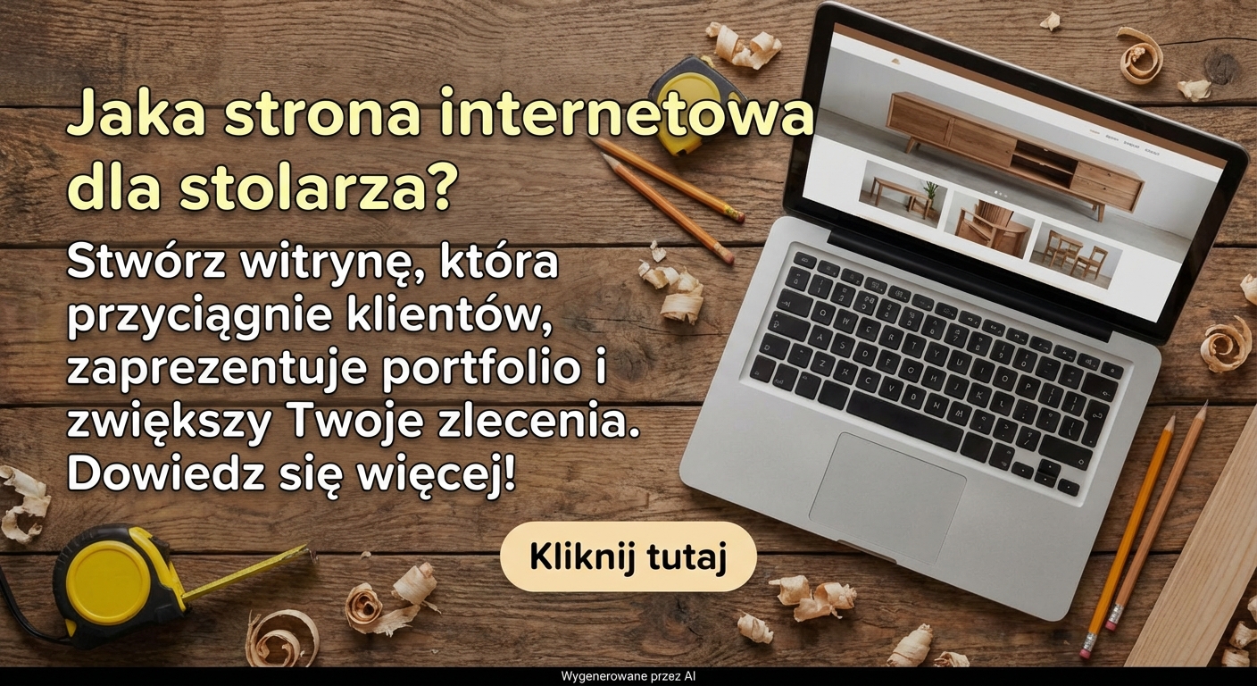 Jaka strona internetowa dla stolarza?