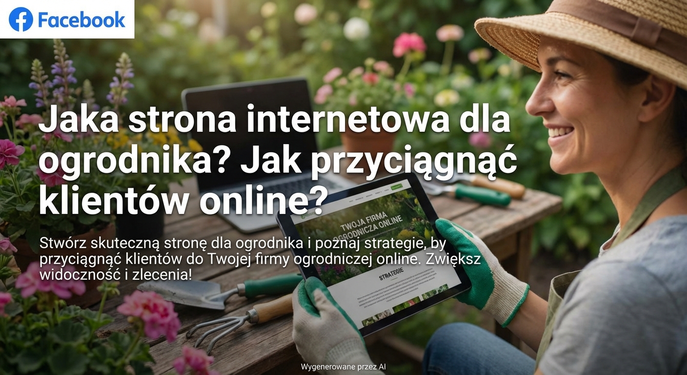 Jaka strona internetowa dla ogrodnika? Jak przyciągnąć klientów do Twojej firmy ogrodniczej online?