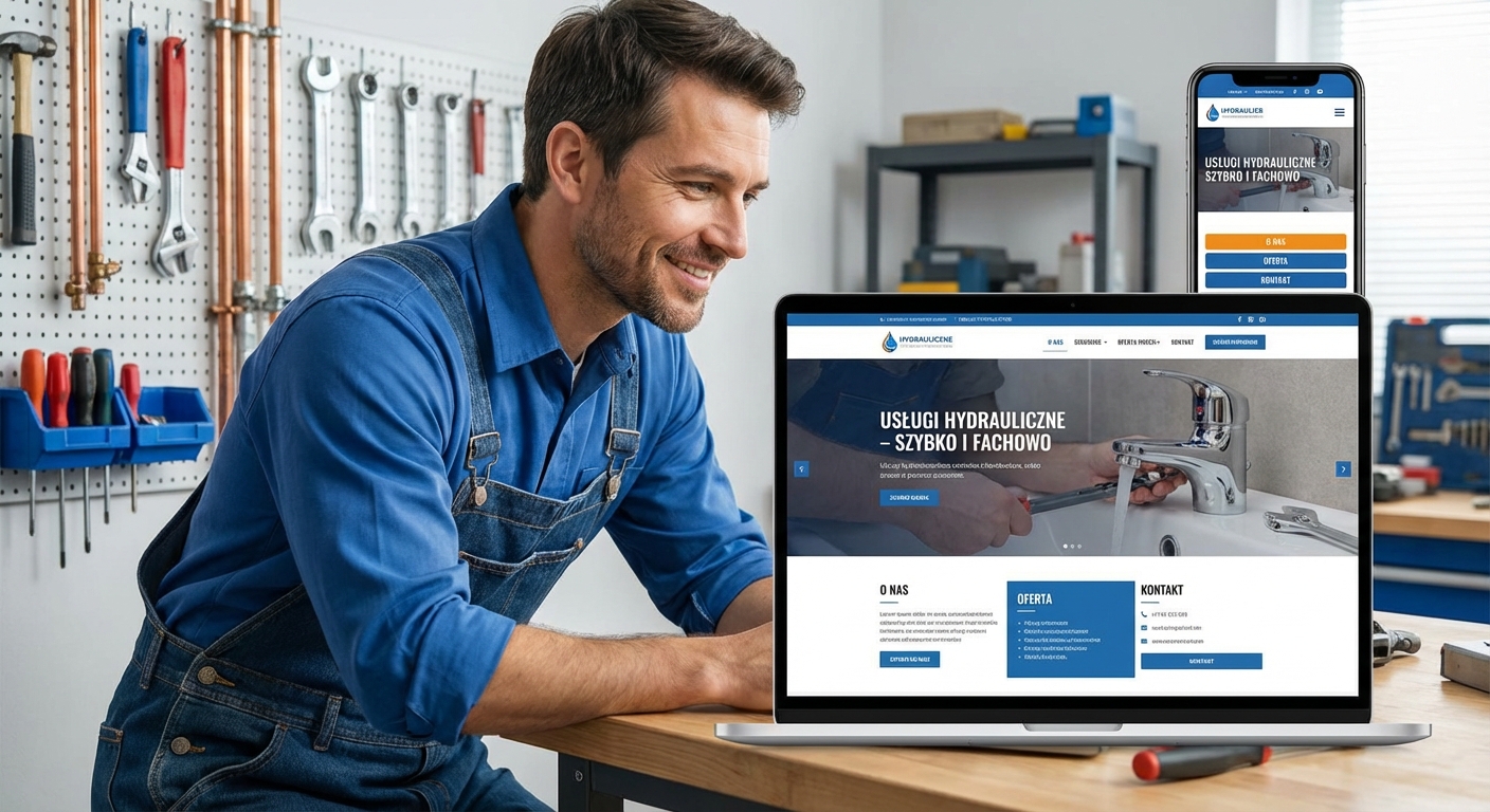 Jaka strona internetowa dla hydraulika