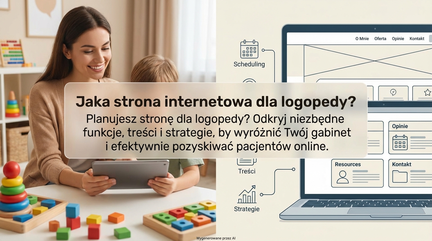Jaka strona internetowa dla logopedy?