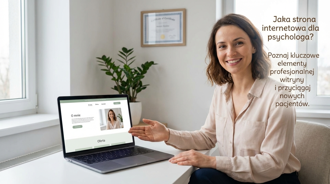 Jaka strona internetowa dla psychologa