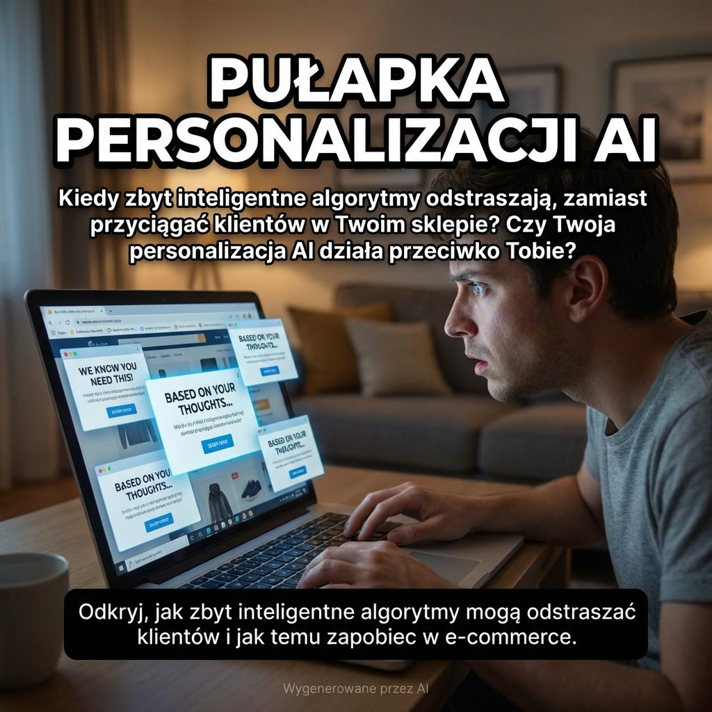Pułapka personalizacji AI: Kiedy zbyt inteligentne algorytmy odstraszają, zamiast przyciągać klientów w Twoim sklepie?