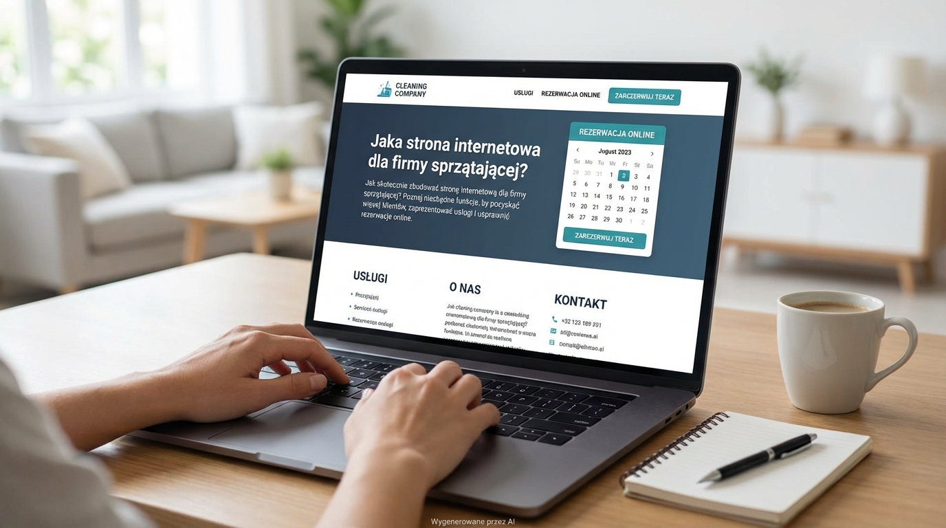 Jaka strona internetowa dla firmy sprzątającej?