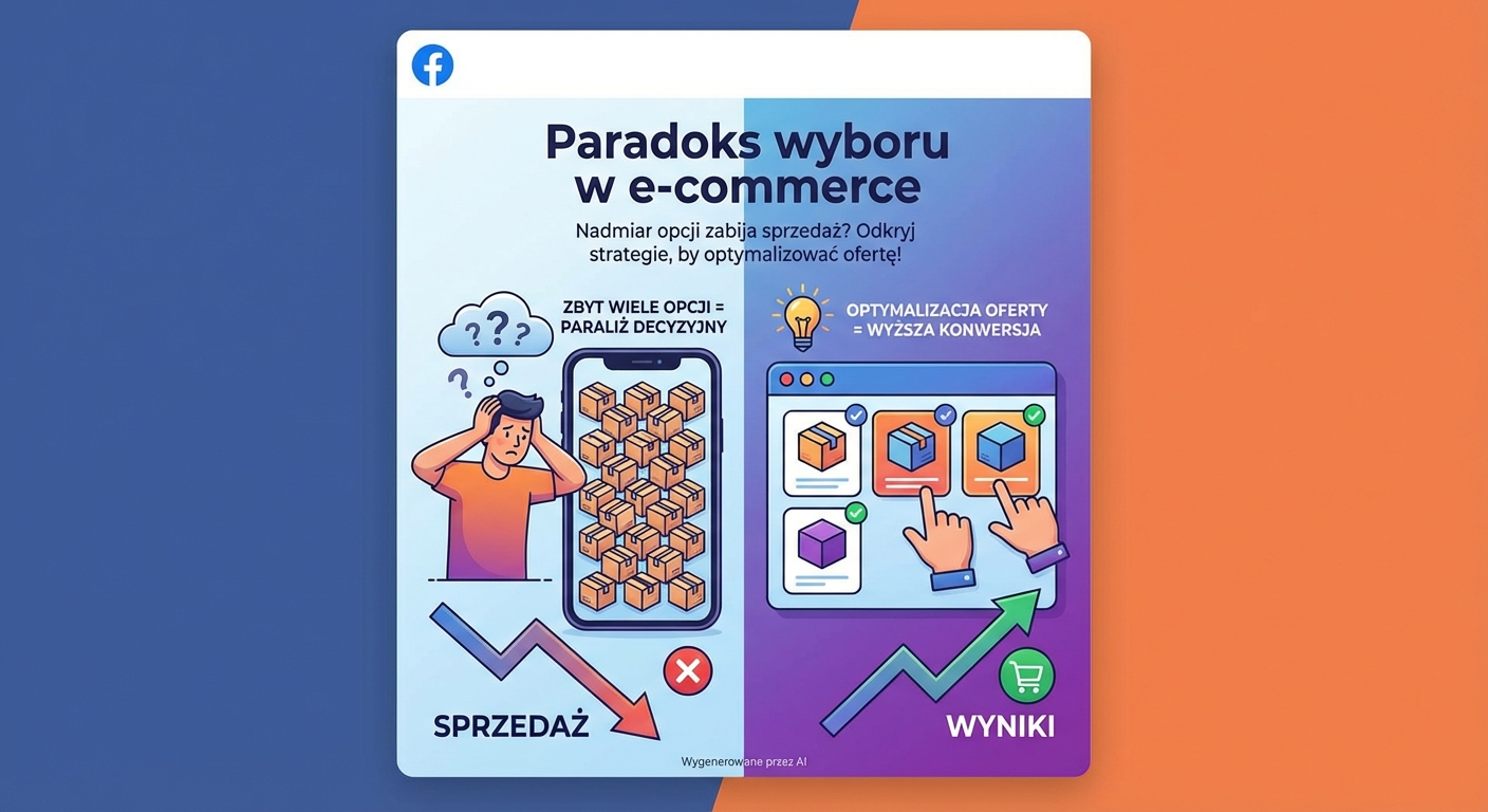 Paradoks wyboru w e-commerce: Czy zbyt wiele opcji zabija Twoją sprzedaż (i jak temu zaradzić)?