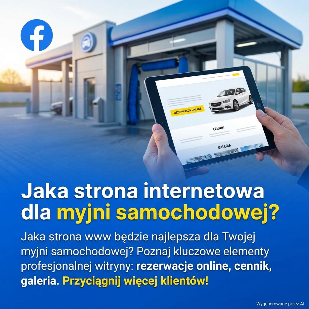 Jaka strona internetowa dla myjni samochodowej?