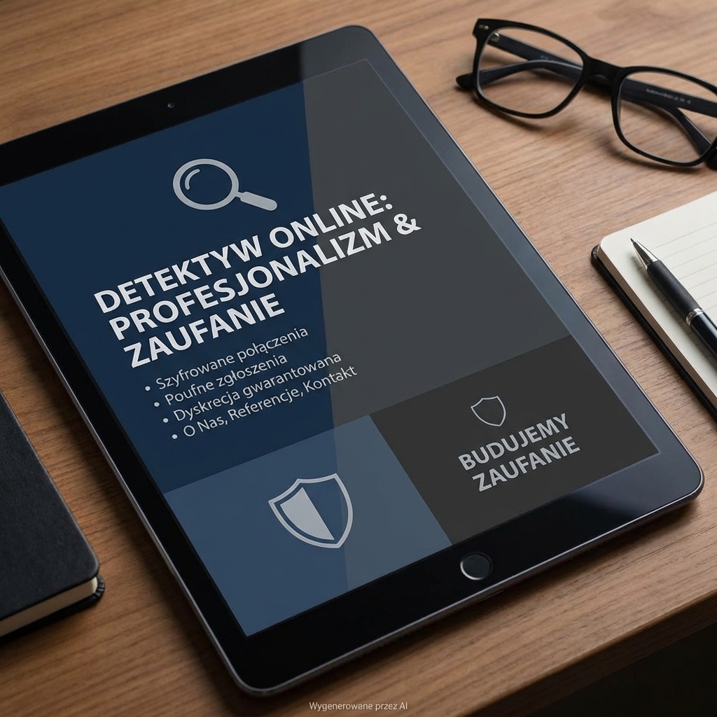 Jaka strona internetowa dla detektywa: kluczowe funkcje i design budujący zaufanie i dyskrecję.