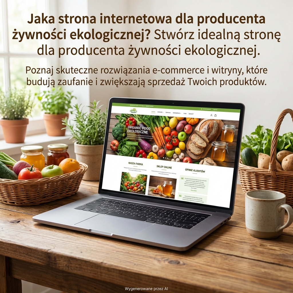Jaka strona internetowa dla producenta żywności ekologicznej?