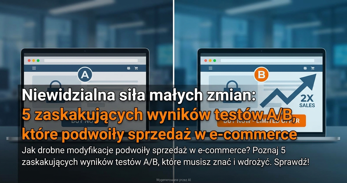 Niewidzialna siła małych zmian: 5 zaskakujących wyników testów A/B, które podwoiły sprzedaż w e-commerce