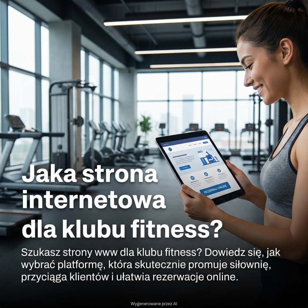 Jaka strona internetowa dla klubu fitness