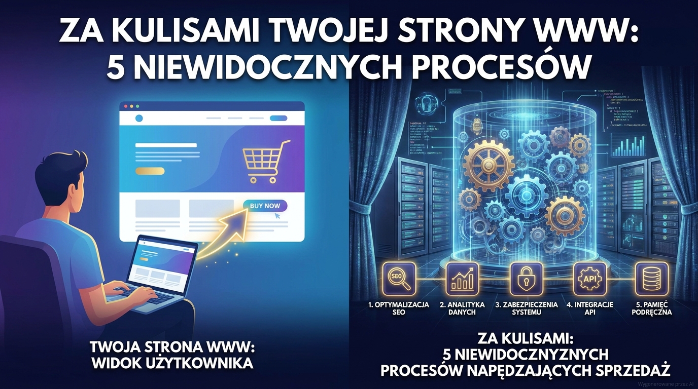 Co się dzieje za kulisami Twojej strony WWW: 5 niewidocznych procesów, które napędzają Twoją sprzedaż (a o których nie masz pojęcia)