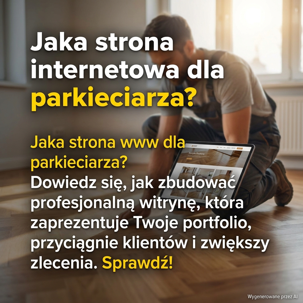 Jaka strona internetowa dla parkieciarza?